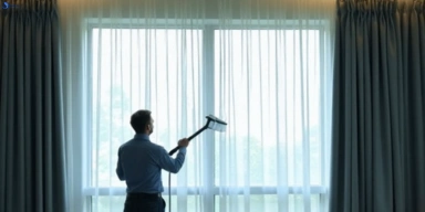 Commercial curtain stain removal service carnes-hill-nsw hotels offices restaurants